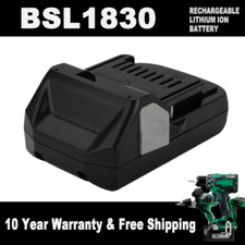 18V 4000mAh Li-ion Battery For Hitachi BSL1815S BSL1825 BSL1830 330557 330139 picture