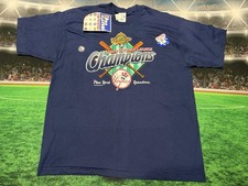 Vintage 1996 New York Yankees American League Champions Logo 7 t-shirt size L picture