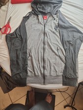 Official Liverpool FC Zip-Up Hoodie - Gray Two-Tone - XL picture