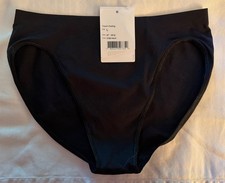 HANRO TOUCH FEELING HI-CUT PANTY #7-1812 LARGE BLACK NWT picture