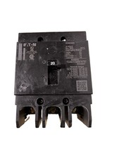 Eaton GHB3020 Circuit Breaker, 20A, 3P, 277/480 VAC, 125/250 VDC, GHB, 14 kAIC picture