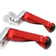 MPRO 1 inch Riser Red Front Foot Pegs For GSR 750 11 12 13 14 15 16 17 picture
