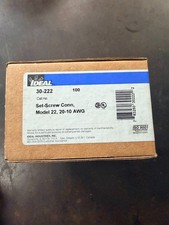 Ideal 30-222 Mechanical Lug, Black, 600 V, 100 Pk picture