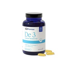 De3 Occasional Eye Dryness rTG Omega 3 90 Count (Pack of 1), Yellow picture