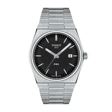 Tissot PRX 40MM Quartz Black Dial Stainless Steel Men's Watch T137.410.11.051.00 picture