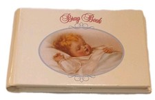 Vtg.80s illustrated Baby Brag Photo Book Victorian Keepsake Bessie Pease Gutmann picture