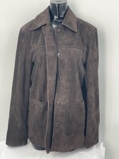 Reformation Women's Veda Lincoln Suede Shirt Jacket Chocolate Size XS picture