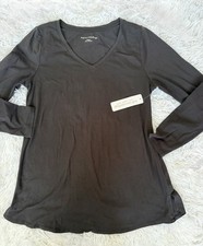 Soft Surroundings M “Isabel Pima Long Sleeved Tunic Tee” New W/tags picture