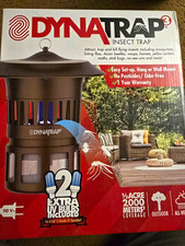 DynaTrap 3 Outdoor Insect Trap Lantern 110V Brown Odorless Wall Mountable picture