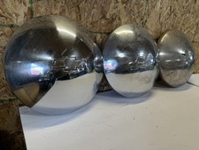 1970's Chevy Baby Moon Bowtie Hub Caps (3) Used picture