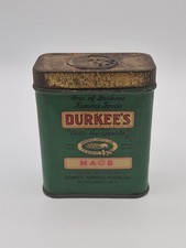 Vintage Spice Tin Durkees 