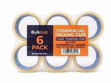 6 Rolls Shipping Packaging Box Packing Sealing Tape 2 mil 2
