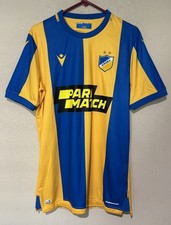 Macron APOEL Nicosia home football jersey Size 2XL-Fits Smaller N2 picture