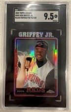 2005 Topps Chrome Black Refractor #309 Ken Griffey Jr. 98/225 🔥SGC 9.5🔥 picture