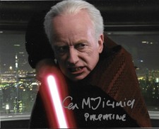 Star Wars Ian McDiarmid Palpatine Autograph 8x10 Photograph -GENUINE Signed picture