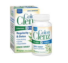 Body Gold Colon Clenz Regularity & Detox Formula | Once 75 Count Pack of 1 picture