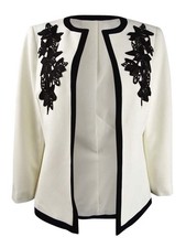 Kasper Women's Embroidered Flyaway Jacket picture