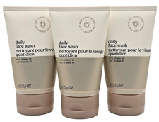 NEW Bath Body Works Lot 3 Tubes Daily Face Wash Vitamin B5 Facial Cleanser 4 oz picture