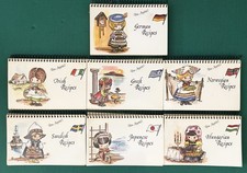 Bon Appetit Cultural Recipe Cookbooks Spiral Bound German, Irish, Greek, Swedish picture