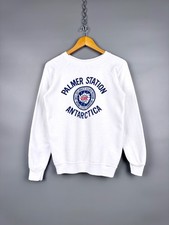 VTG 80s Velva Sheen USARP Palmer Station Antarctica Sweatshirt Crewneck Men S-M picture