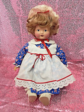 Vintage Composition/stuffed Girl Doll 19