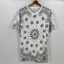 FW22 2022 Supreme NYC Hanes Bandana Paisley All Over Tee in White M picture