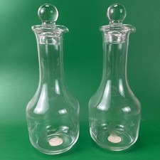 Vintage Princess House Heritage Crystal Oil/Vinegar Cruets Set of 2 #449 picture