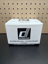 2021 Panini Donruss NFL Football Factory Cello Value Fat Pack Box (12 Packs) picture