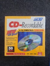 New PNY Technologies CD Recordable Boxed Spindle 12x Speed 700MB/80 Min 50-pack picture