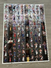 RARE 1996-97 Fleer METAL UNCUT SHEET MICHAEL JORDAN KOBE RC SHAQ 1/1 picture