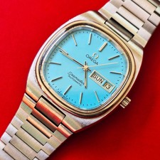 VINTAGE 1982  MEN  OMEGA  SEAMASTER  AUTOMATIC  SERVICED  1020  DAY  DATE  CLEAN picture