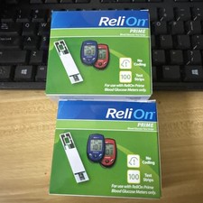 200 ReliOn Prime Blood Glucose Test Strips 100 Ctx2 Exp 9/2027 picture