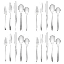 Nambe Dune 18/10 Stainless Steel 20pc. Flatware Set (Service for Four) picture
