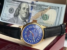 Watch 24h Mechanical Antarctica Russian Day Men's Soviet Rare USSR Raketa Blue picture