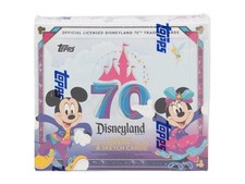 2025 TOPPS DISNEYLAND 70TH ANNIVERSARY DISNEYLAND EXCLUSIVE HOBBY BOX picture