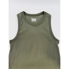 Athleta Renew Ribbed Tank Top Olive Green Seamless S 384808-02 picture