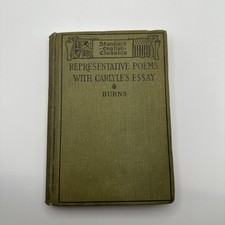 Representative Poems of Robert Burns with Carlyle's Essay on Burns - 1897 (T) picture