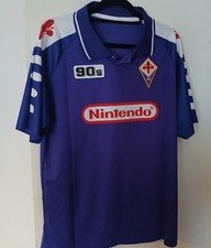 Beautiful 90s Florentina Nintendo No 9 Batistuta Football Shirt-Large Brand new  picture