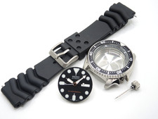 NEW STAINLESS CASE,CROWN,DIAL,HANDS,STRAP LARGE DIVERS SKX007 (7S26-0020) picture