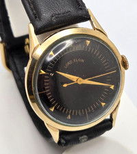 Vintage Lord Elgin Cal 750 23 jewels Men's manual wind watch AS IS to restore picture