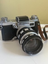 Vintage Praktina FX 35mm SLR Camera w/ Sonnagar 135mm f/2.8 Lens Untested picture