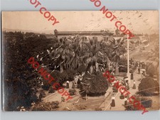 c1910 Orange Circle Parade Glassell St Street Plaza Park California CA RPPC picture