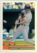 2000 Topps Chrome Brady Anderson Refractor #103 Baltimore Orioles picture