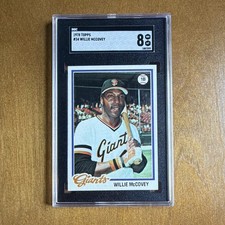 1978 Topps - Willie McCovey #34 - SGC 8 - San Francisco Giants picture