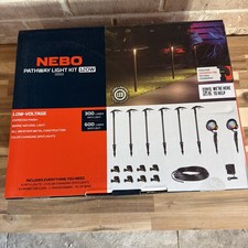 Nebo Low Voltage Pathway Light Kit #0003 with 6 Path Lights & 2 Spot Lights NEW picture