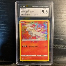 Reshiram 017/072 Shining Fates Holo CGC 9.5 Amazing Rare English picture
