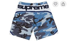 Supreme Paneled Water Short Blue Camo Size S picture