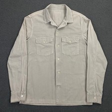 AllSaints Spotter LS Shirt FITS Mens Medium Relaxed Camp Collar Button Overshirt picture