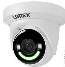 Lorex E910DD 4K +Ultra HD AI PoE IP Wired Dome Security Camera Smart Lighting picture