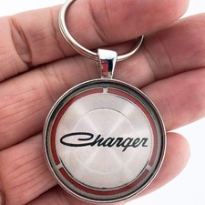 Vintage 1960's Dodge Charger Chrome Door Emblem Badge 1.2